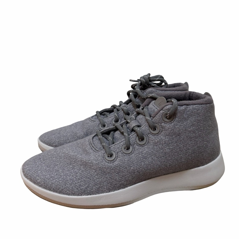 Allbirds Runner Up Mizzle Merino Wool Lace Up Sneaker Womens Size 11 Gray NEW